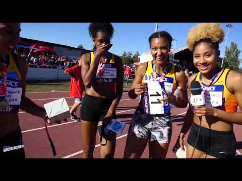 INTERVIEW ATHLE 91 - 4x200 TCF - COUPE DE FRANCE OBERNAI 2018