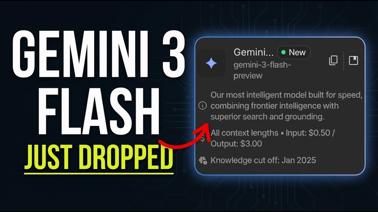 Google Just dropped GEMINI 3 Flash (Cheap, Fast, Intelligent)