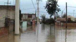 preview picture of video 'Inundacion en San Jose Municipio de Cuautitlan Edo de Mexico 1 parte'
