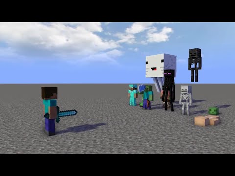 Steve vs The World Part 2 Epic Fight