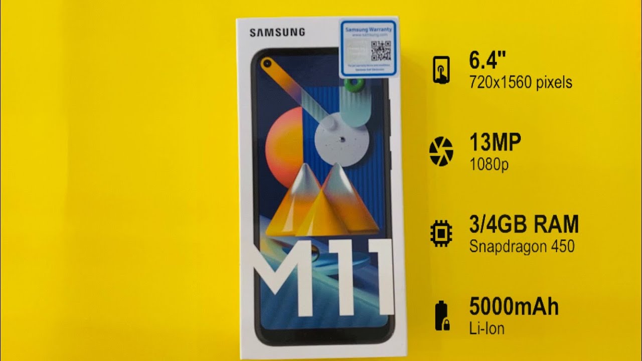 Samsung Galaxy M11 Unboxing