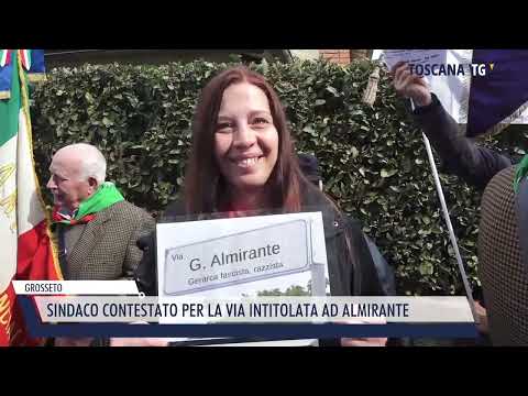 2023-03-22 GROSSETO - SINDACO CONTESTATO PER LA VIA INTITOLATA AD ALMIRANTE