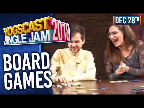 BOARD GAMES w/ LEWIS, SJIN, MARK HULMES & MORE - YOGSCAST JINGLE JAM! - 28th December 2018
