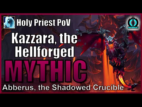 Northern Sky vs Mythic Kazzara, the Hellforged - Holy Priest PoV - Aberrus, the Shadowed Crucible