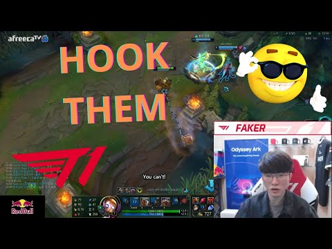 Faker Hooks is Deadly With Blitzcrank #faker #t1 #leagueoflegends #lolclips #lolesports #lol
