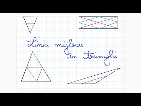 Linia mijlocie in triunghi - clasa a VII-a