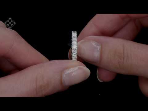 HG60 - 18K White Gold Francesca Diamond Eternity Ring