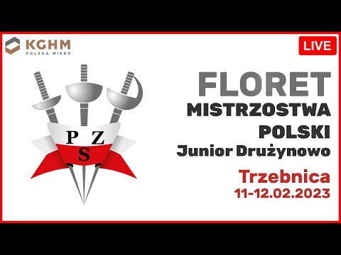 p.czerwona - Drużynowe Mistrzostwa Polski Juniorów we Florecie - Trzebnica 12.02.2023