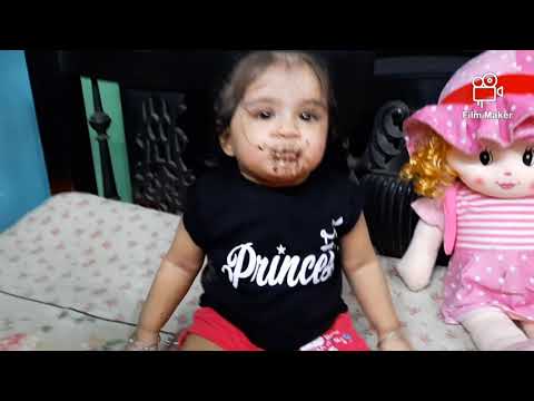 Happy 14 Months to Sampriti | cake smash | #chocolate #shaan