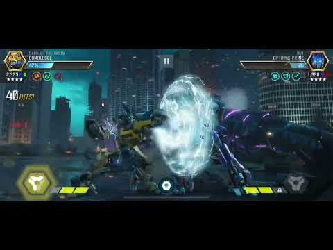 Transformers Forged To Fight DOFM bumblebee vs MV1 Optimus Prime