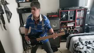 Stand up Kick Love Into Motion Bass Cover               Def Leppard