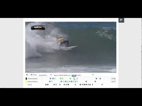 Gabe Medina vs Ace Buchan hurley 2014