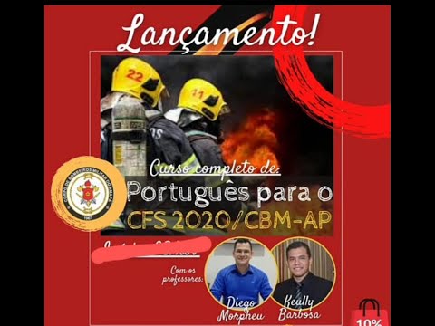 Os Professores Diego Morpheu e Keully Barbosa conversam sobre o lançamento da turma do CFS?BM-2020.