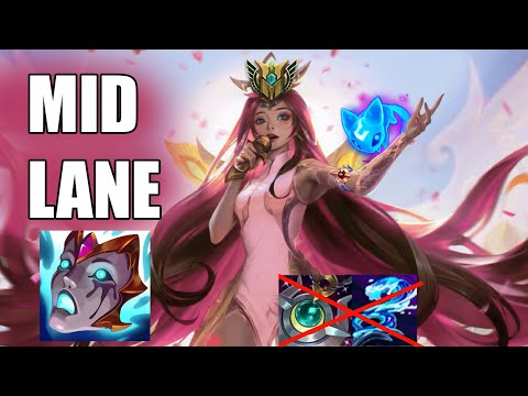 Graceful Phoenix Seraphine Mid - Pink and Blue Chromas - League of Legends - S11