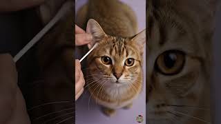 😴 He didn't even flinch — full cat spa ASMR (nails + paws + ears + teeth)