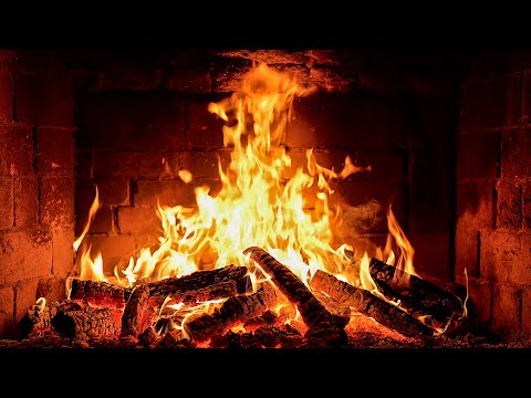🔥 Fireplace Classic 4K (NO ADS). Cozy Fire with Crackling Fireplace Sounds. Fireplace 4K UHD