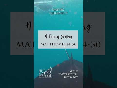 Day 287 - At The Potters Wheel (Day by Day) A Time of Sorting