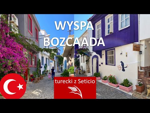 Charming Turkish island Bozca | Bozcaada vlog | Turkish with Seticio