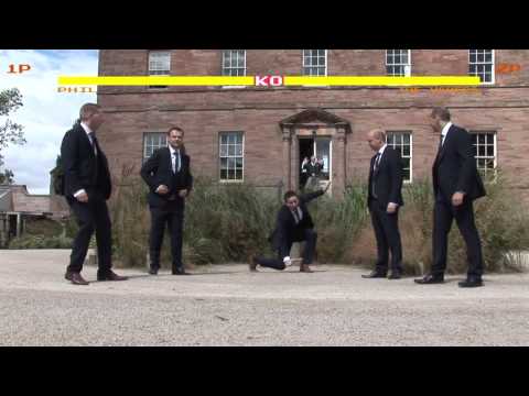 Street Fighter Wedding - The Groom Vs The Ushers