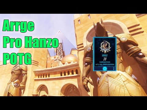 Arrge Pro Hanzo Gameplay POTG - Master Overwatch Season 20