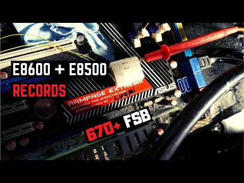 Wolfdale LGA775 Extreme Overclocking - Some E8600 & E8500 Record Scores
