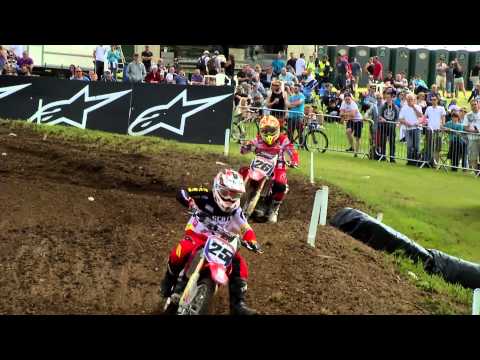 EMX 150 Round of Great Britain race 1 highlights - motocross 2015