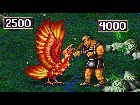 2500 Phoenix vs 4000 Cyclops - Heroes of Might and Magic 2 (HoMM2)