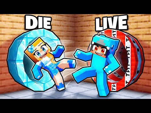 Omz CHOOSE The WRONG SLIDE in Minecraft!