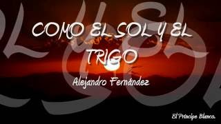 Como El Sol y El Trigo - Alejandro Fernández (Lyrics) - hg