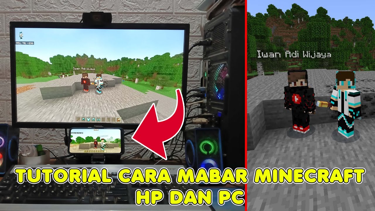 TUTORIAL CARA MABAR MINECRAFT PC DAN HP