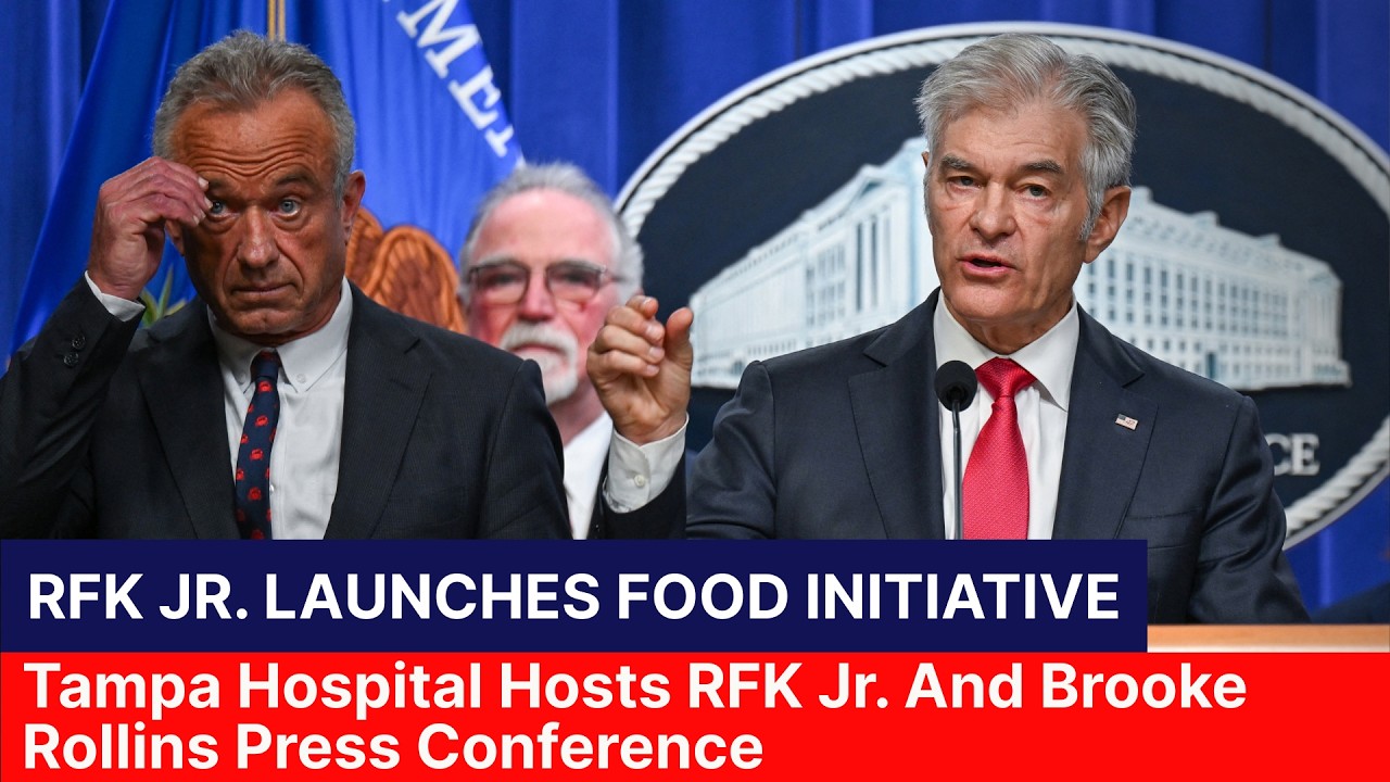 Video: RFK Jr. and Rollins Sign Hospital Food Healthier Pledge at Tampa General