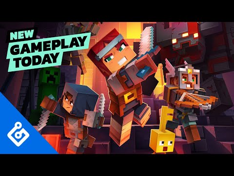 Game Informer - Minecraft Dungeons Co-op Gameplay — New Gameplay Today