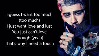 ZAYN ft. Timbaland - Too much (lyrics)