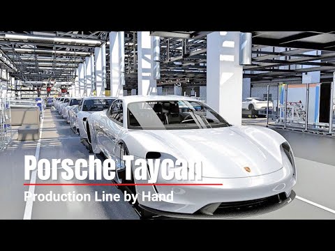 Porsche Taycan Production Line | Porsche Factory in Germany | How Sport Car is Made