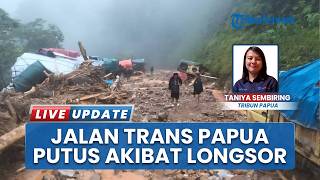 Longsor di Yalimo Bikin Akses Jalan Jayapura-Wamena Lumpuh Total, Kendaraan Tertimpa Material