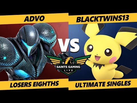SGL 2019 SSBU - Advo (Dark Samus) Vs EMG | Blacktwins13 (Pichu) Smash Ultimate Tournament L. Eighths