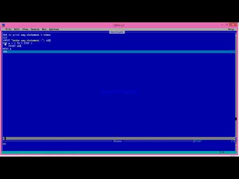 Qbasic For Next Loop Example Practical Implementations