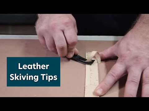 Tips for Skiving Leather