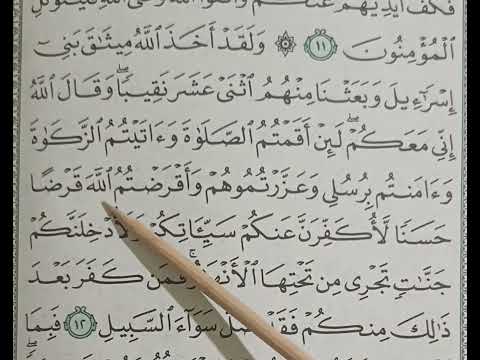 Belajar Ngaji QS Al-Maaidah (5) ayat 12