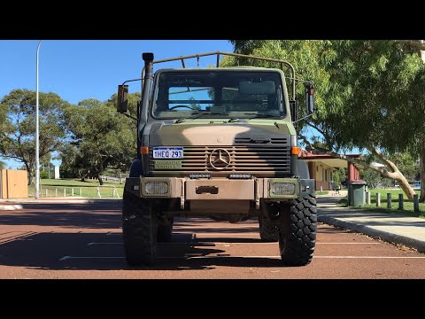 Ex Army 1700L Unimog  Tyre & Wheel upgrade & Install P10  (Massive Difference)