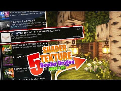 Insane! 5 RTX Textures on Android - Ultimate Shaders for MCPE 1.19!