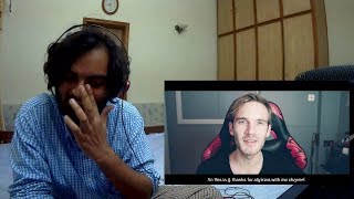 Indian Musician Reacts Pewdiepie Congratulations (Cried at Bro fist)