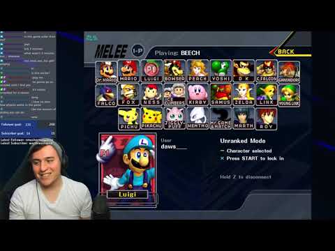 Ameture Pro Luigi // Super Smash Bros Melee // Slippi