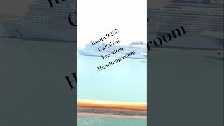 Our room tour of our fully handicapped! Room 9205 carnival freedom! #cruisecrew #roomtour