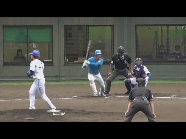 【みやざきPL】4番の役割を果たす!! ファイターズ・古川裕大 レフト前へ抜ける先制のタイムリーヒット!! 2022年10月13日  横浜DeNAベイスターズ 対 北海道日本ハムファイターズ