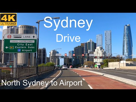 Driving North Sydney to Airport | Sydney Australia