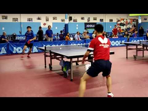 Zheng Pu (2595) vs Tian Ye (2578) at 2019 Fall ICC Joola Open - Men's Singles Quarter-Final