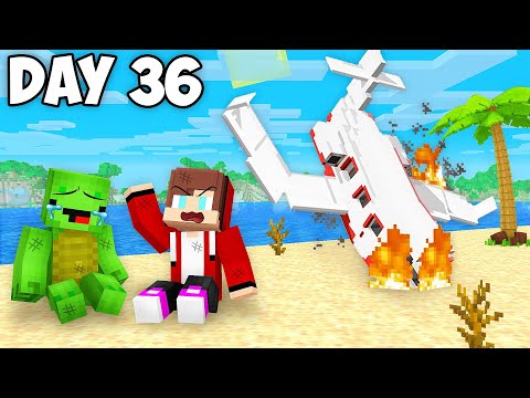 Insane Minecraft Plane Crash Survivors with DJ and Monkey