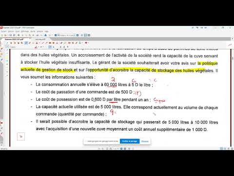 Correction examen Gestion -Bac 2023-SP -1ere partie