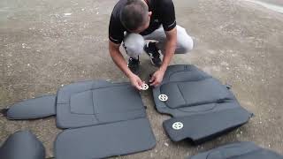 Gophly Honda CRV 2017 2018 2019 2020 2021 seat covers Installation video